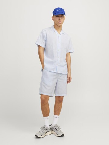 JACK & JONES Regular Shorts 'AIDEN PALMA' in Blau