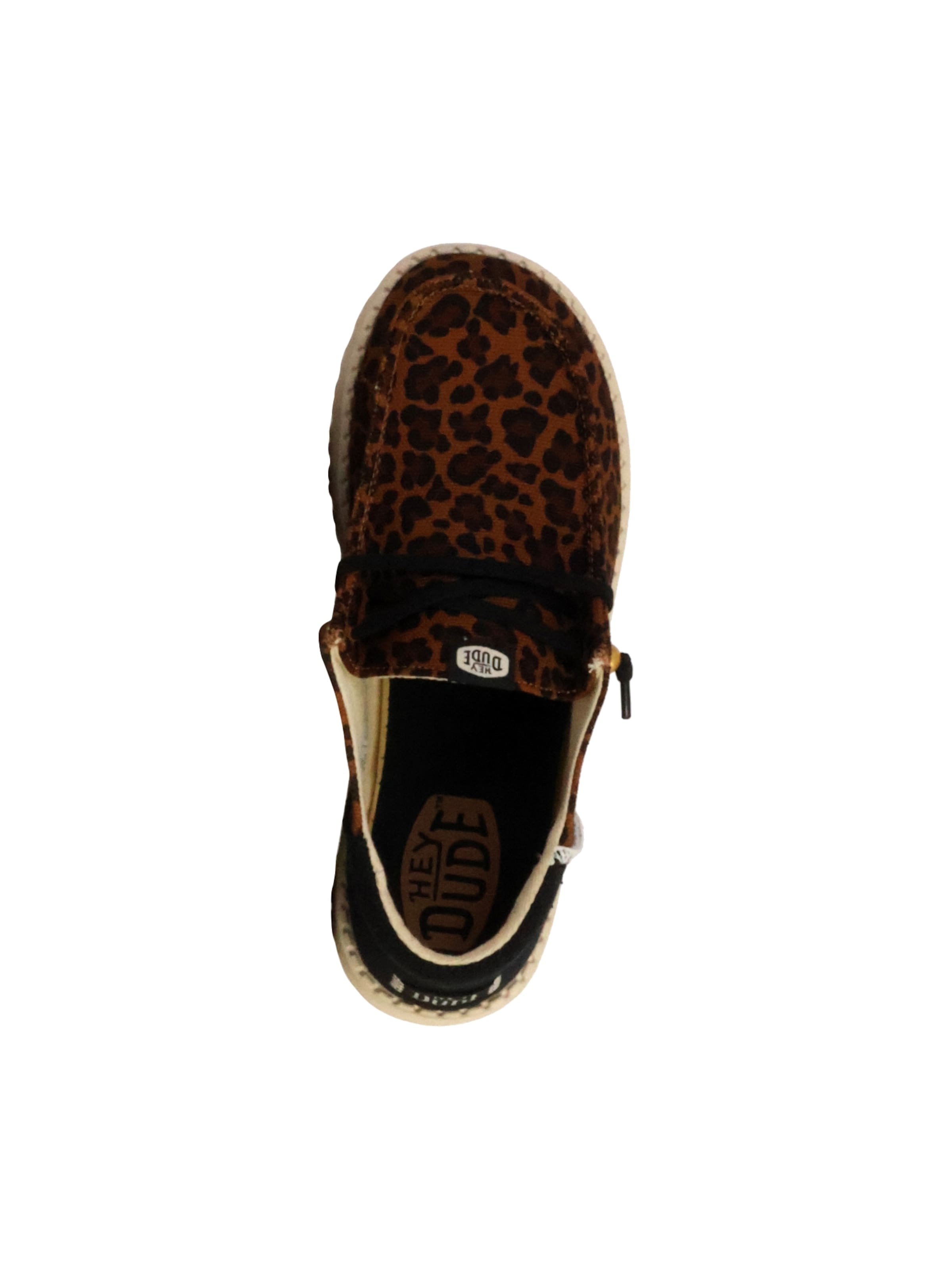 Chaussure basse 'Mokassin mit Schnürsenkeln Wendy Funk Animal' HEY DUDE en marron