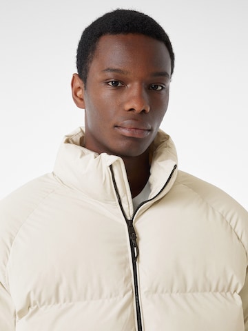 Bershka Winter Jacket in White