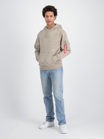 ALPHA INDUSTRIES Bluzka sportowa w kolorze beżowy