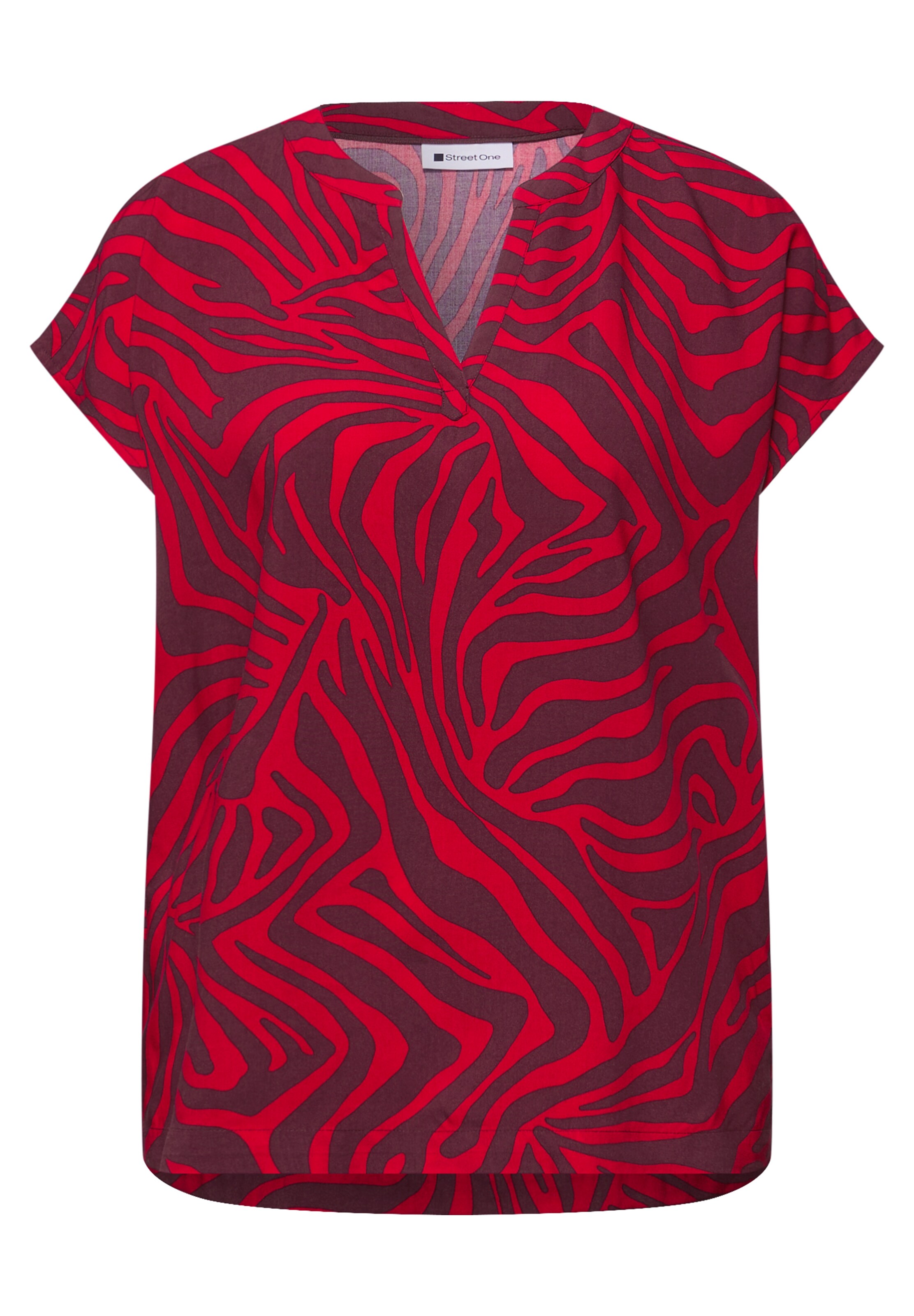 STREET ONE Bluse in Rot: Vorderseite