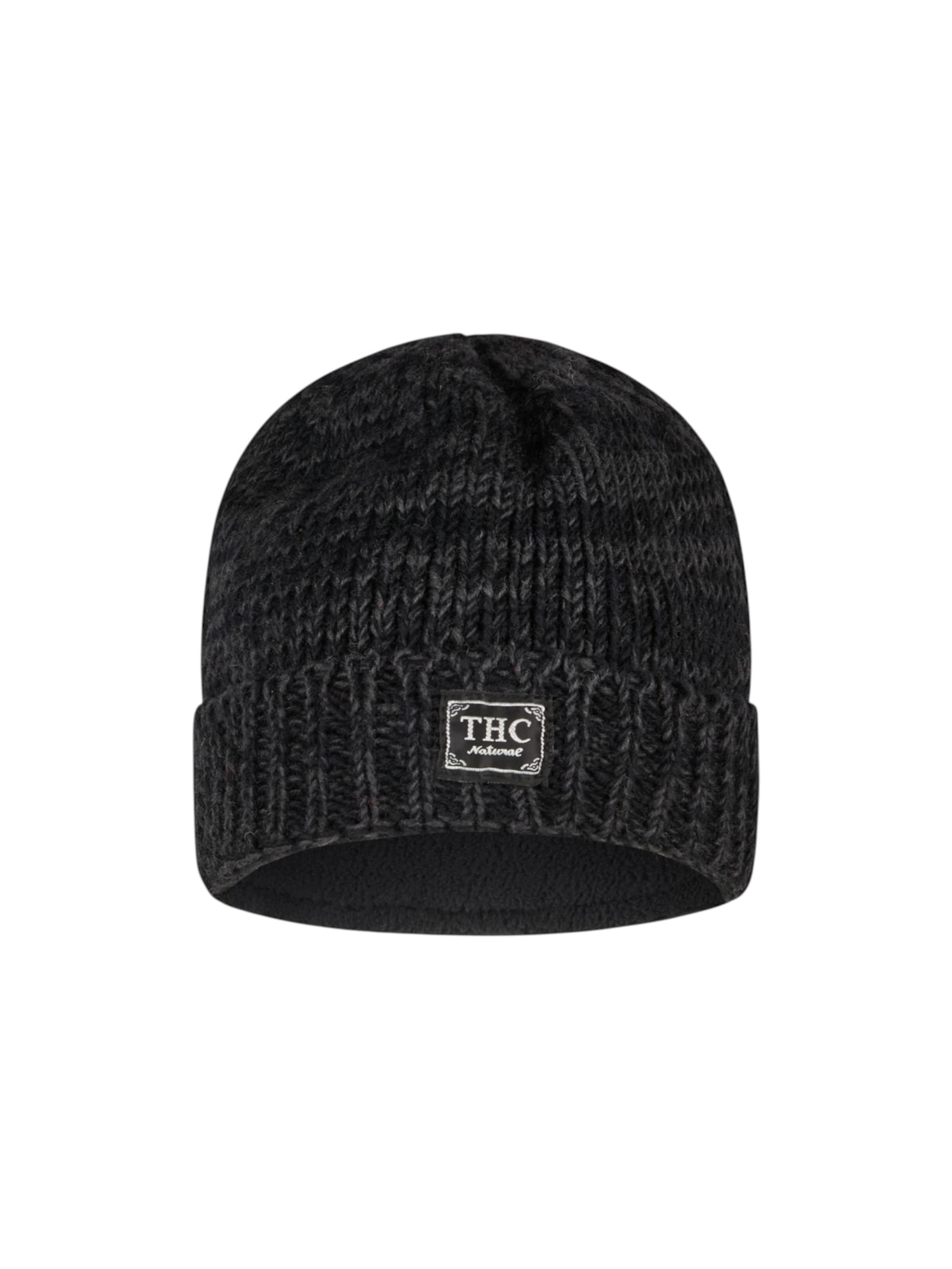 THC Natural Line Mütze 'THC 809'‌‌‌‌‌‌‌‌‌ in Grau: Vorderseite