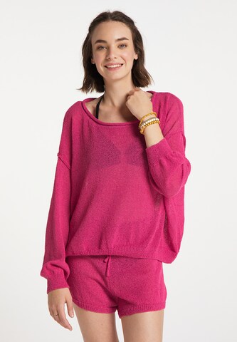 IZIA Loungewear in Pink: front