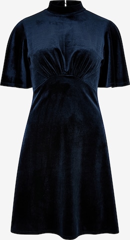 Robe de cocktail Apricot en bleu : devant