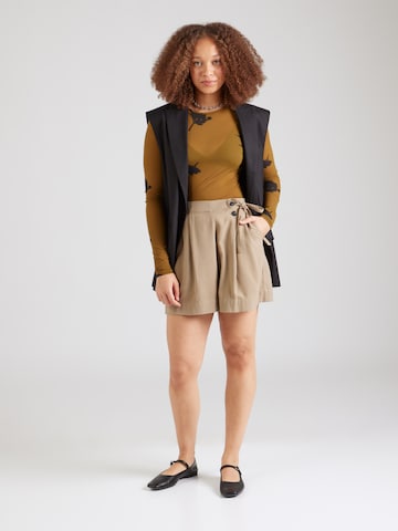 YAS Loosefit Shorts 'YASARI' in Grau