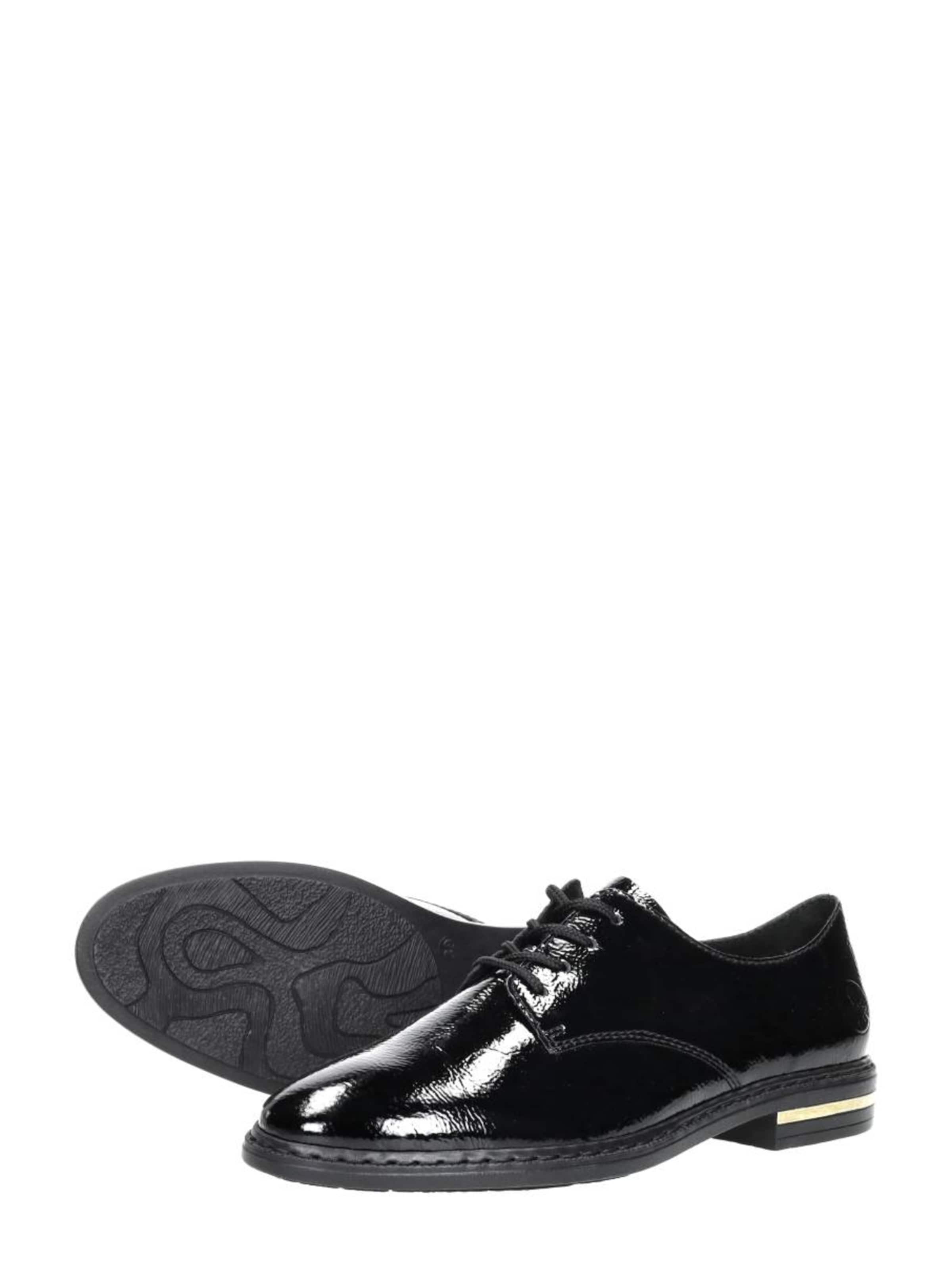 Chaussure à lacets 'Veterschoenen Laag' Rieker en noir