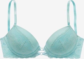 LASCANA Push-up Bra in Blue: front