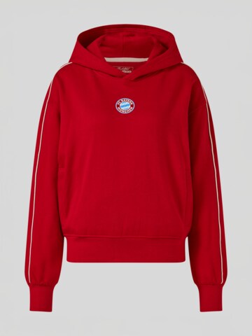 FC BAYERN MÜNCHEN Hoodie Essentials in Rot: Vorderseite