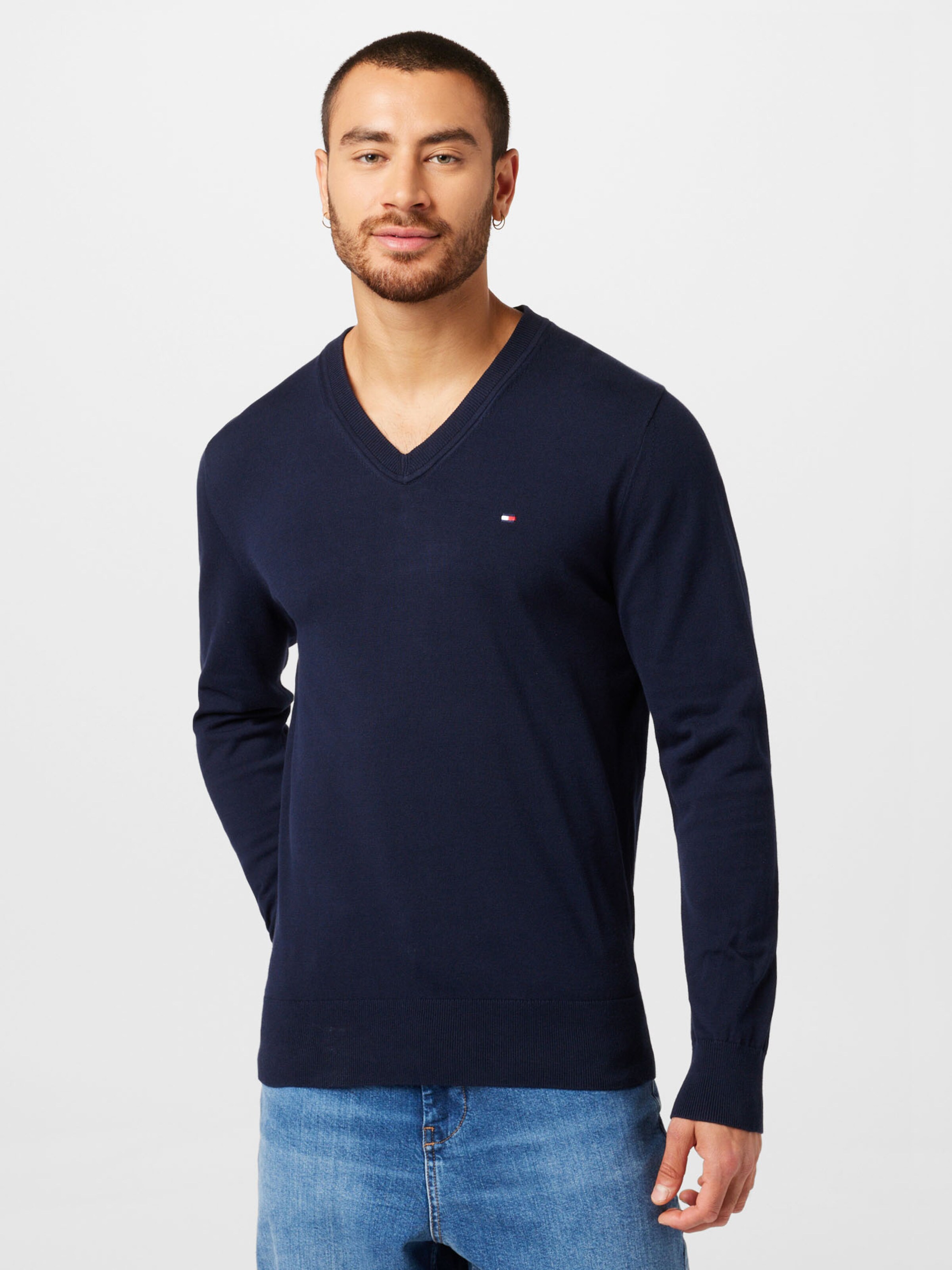 Pull over TOMMY HILFIGER en Bleu Marine ABOUT YOU