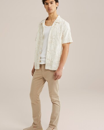 Fit confort Chemise WE Fashion en blanc