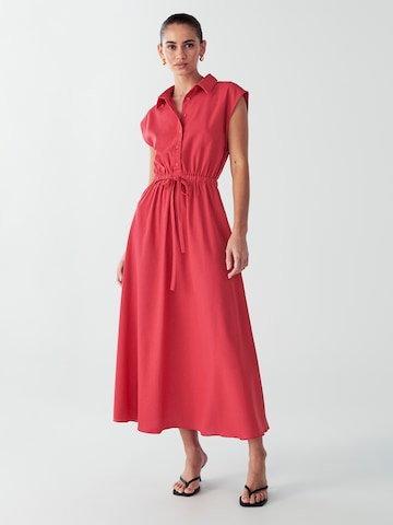 Willa Kleid 'Petal' in Rot: Vorderseite