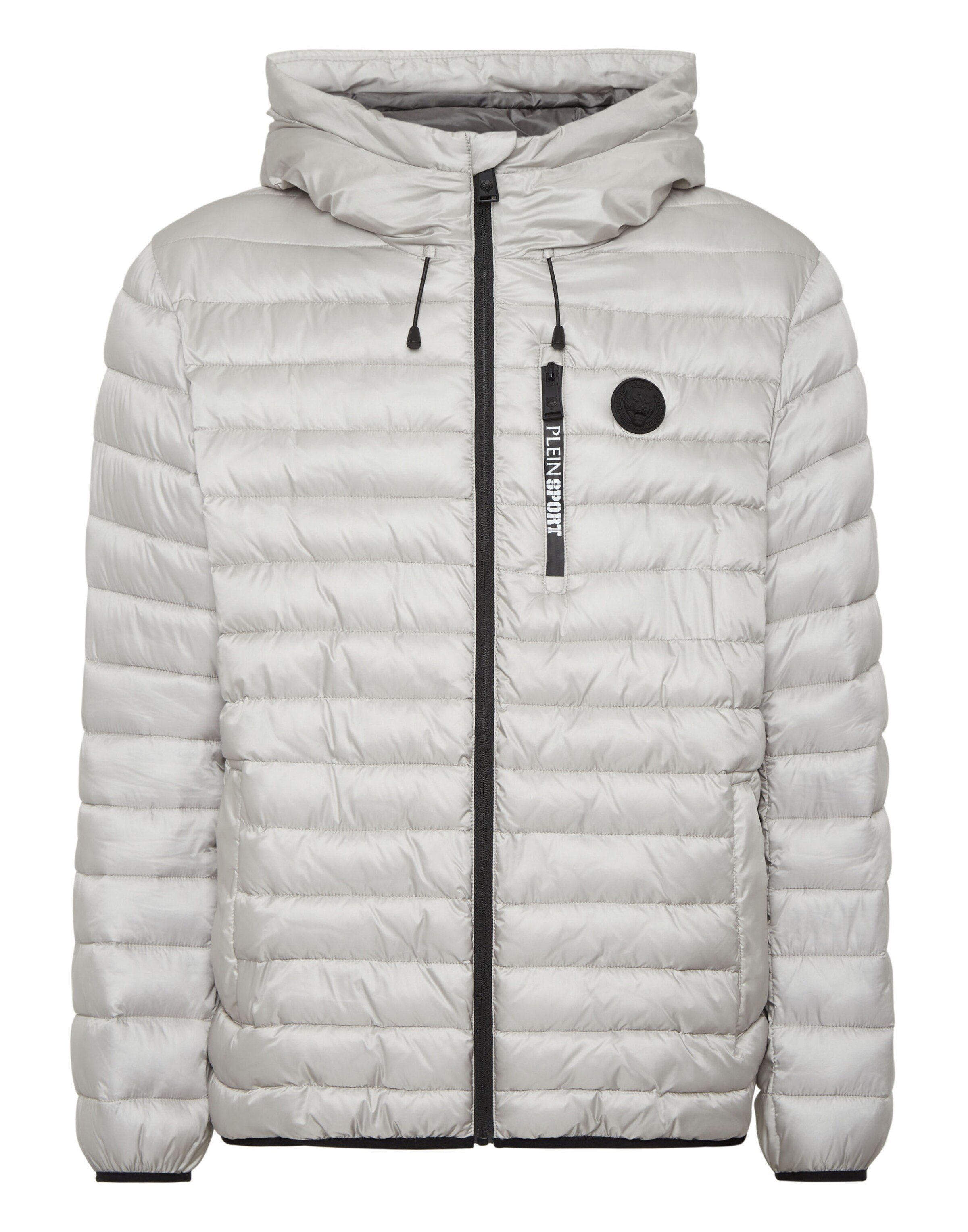 Plein Sport - Casaco meia-estação 'Tiger' em cinzento: frente