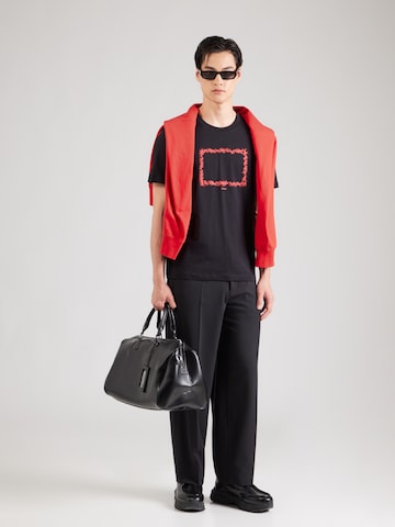 HUGO T-shirt 'Duhorse' i svart