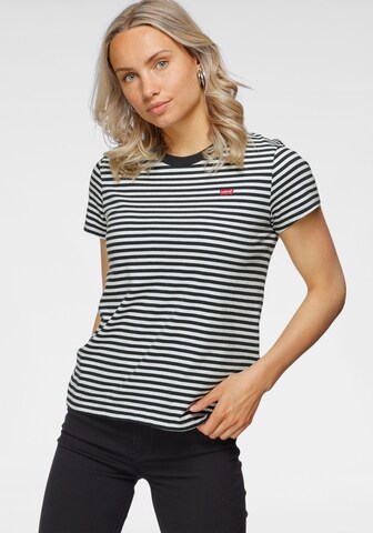 LEVI'S ® T-Shirt in Schwarz: Vorderseite