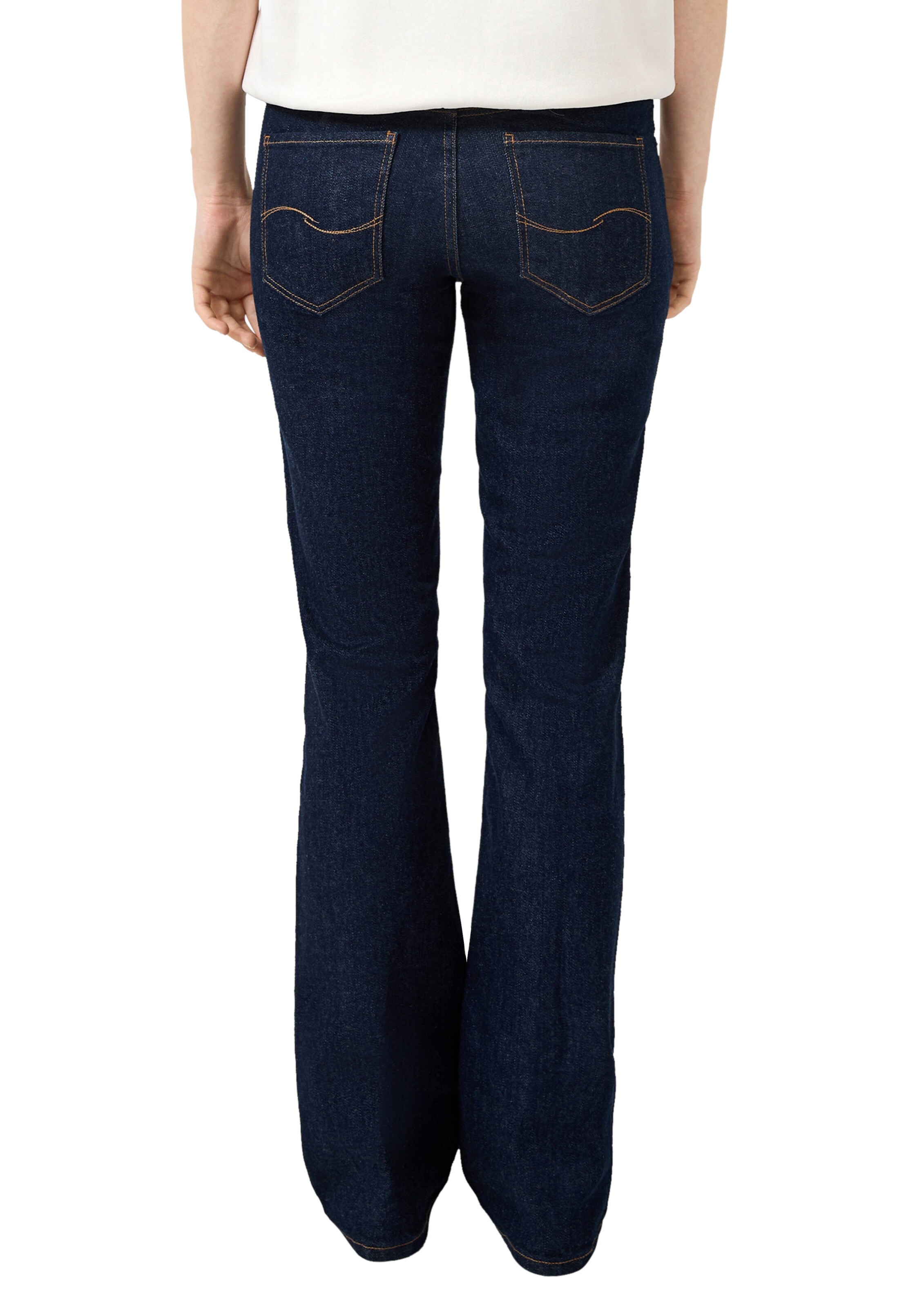 QS Flared Jeans in Blauw