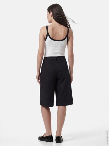 PIECES Regular Pleat-front trousers in Black