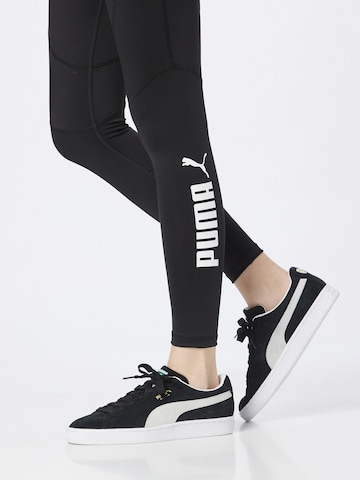 Skinny Pantaloni sport de la PUMA pe negru