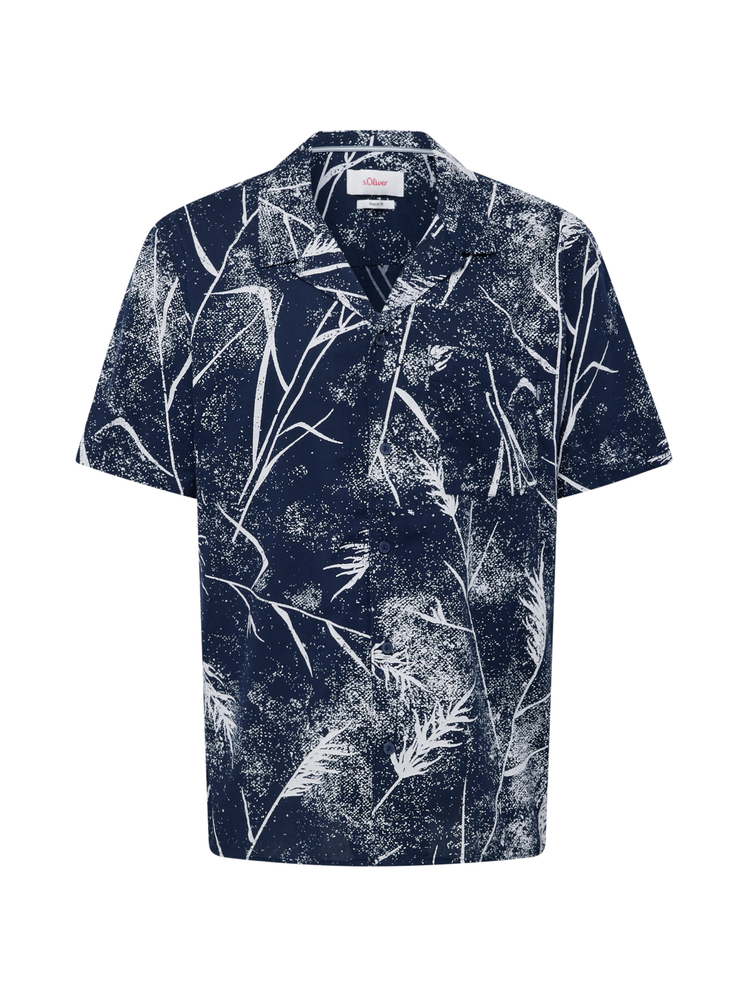 s.Oliver Hemd in Blau: Vorderseite