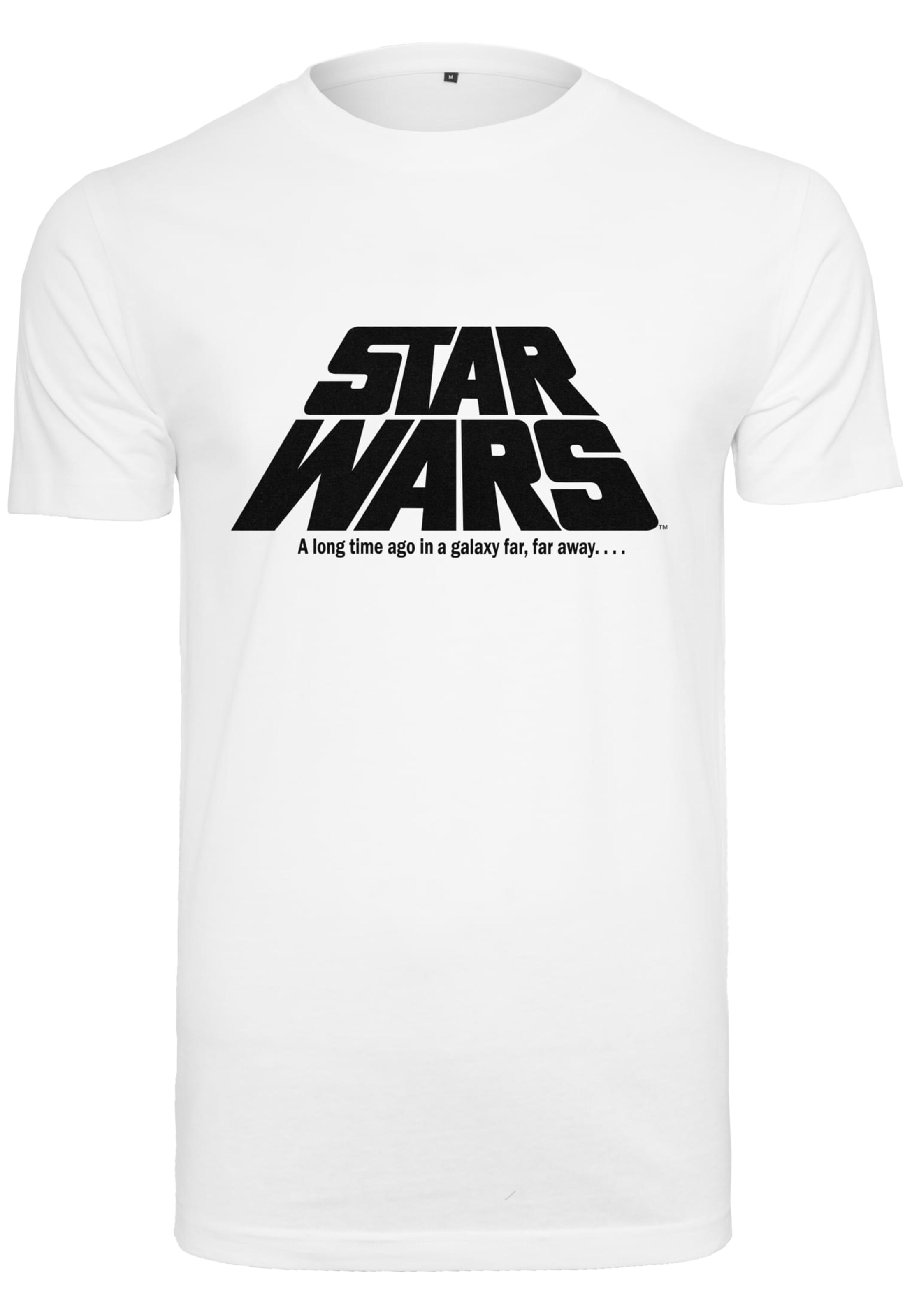 Merchcode Shirt 'Star Wars' in White: front
