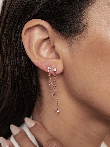 Hey Happiness - Pendientes 'Celestial Star Dangle' en oro