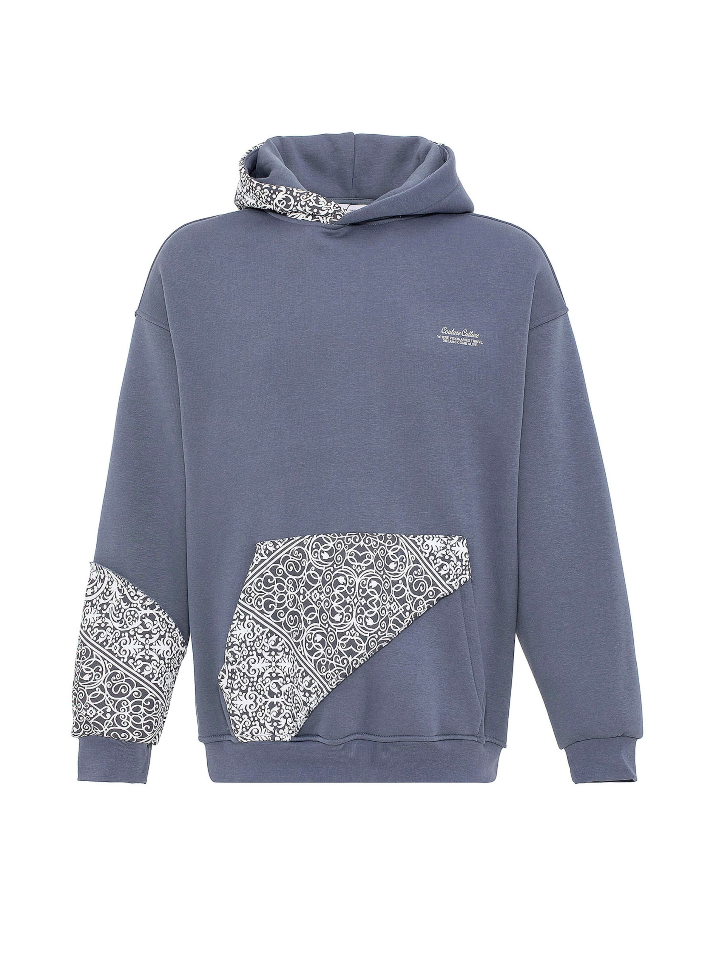 VAMOS CLO Mikina - Sivá: predná strana