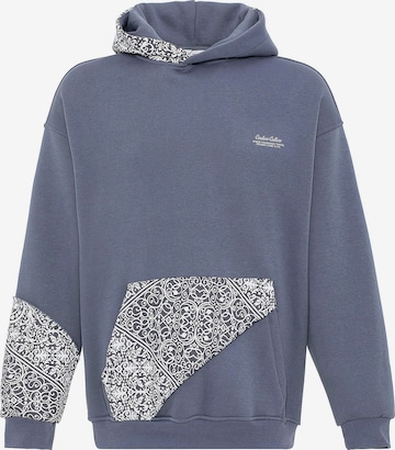 VAMOS CLO Μπλούζα φούτερ σε γκρι: μπροστά