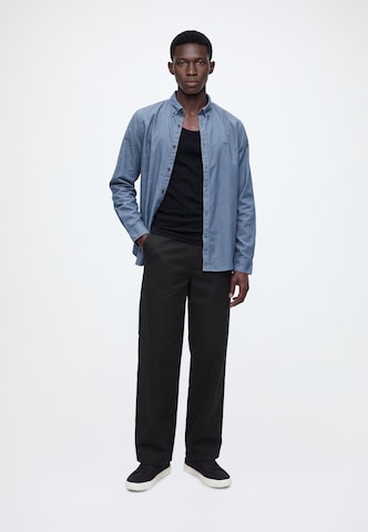 Lindbergh - Ajuste regular Camisa en azul: frente