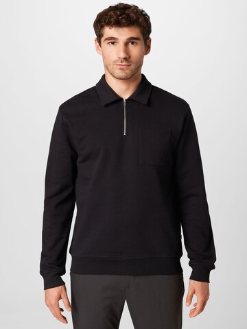 Woodbird Sweatshirt 'Retla' in Black: front