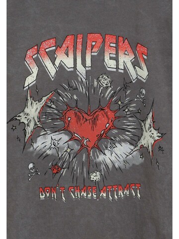 Felpa 'Kiss' di Scalpers in grigio