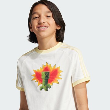 ADIDAS ORIGINALSMajica 'Adidas Originals x Minecraft' - bijela boja