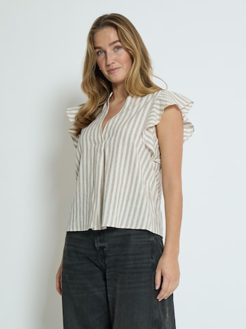 DESIRES Blouse 'Gilda' in Wit: voorkant