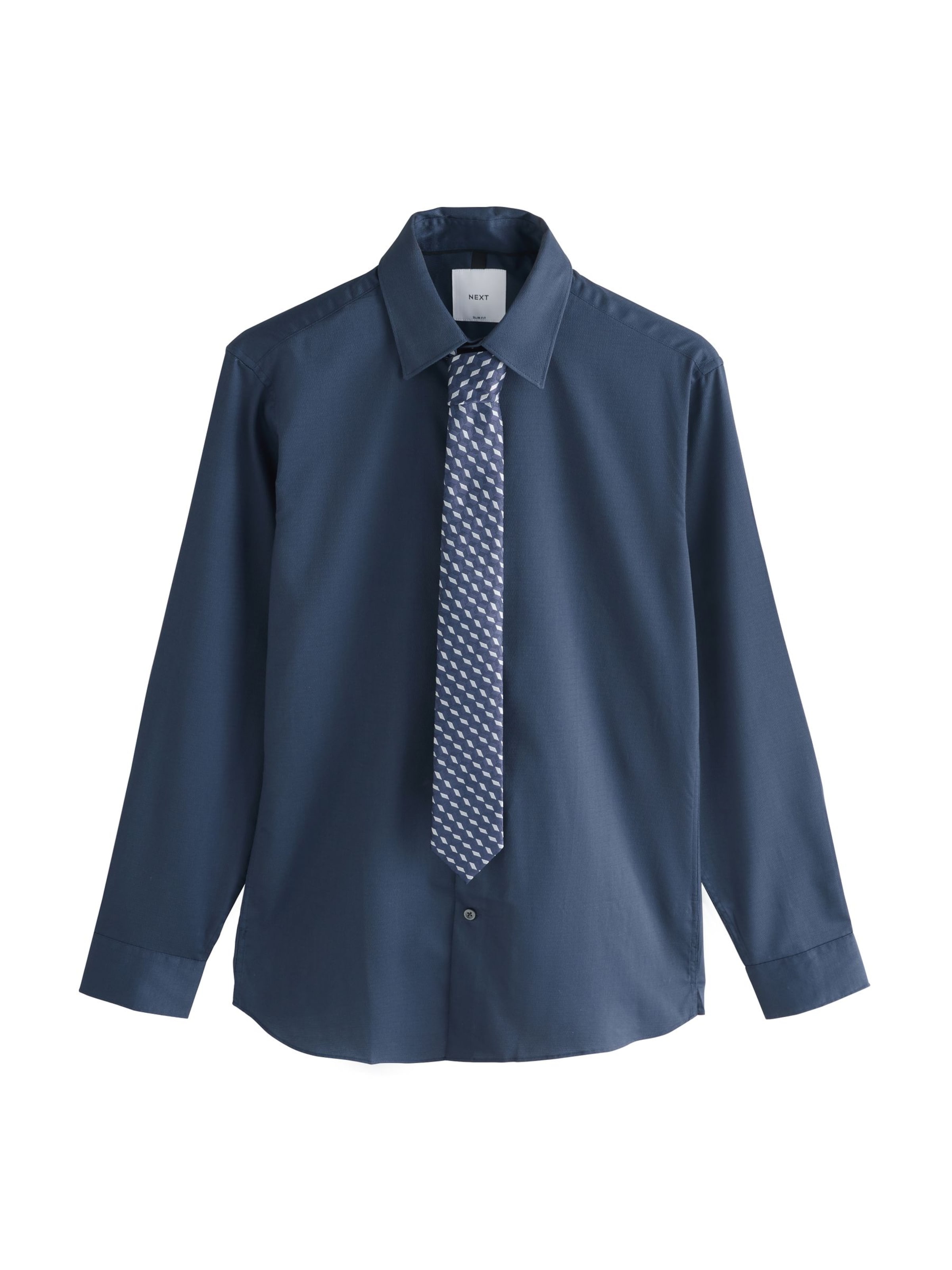 Next Regular fit Overhemd in Blauw: voorkant