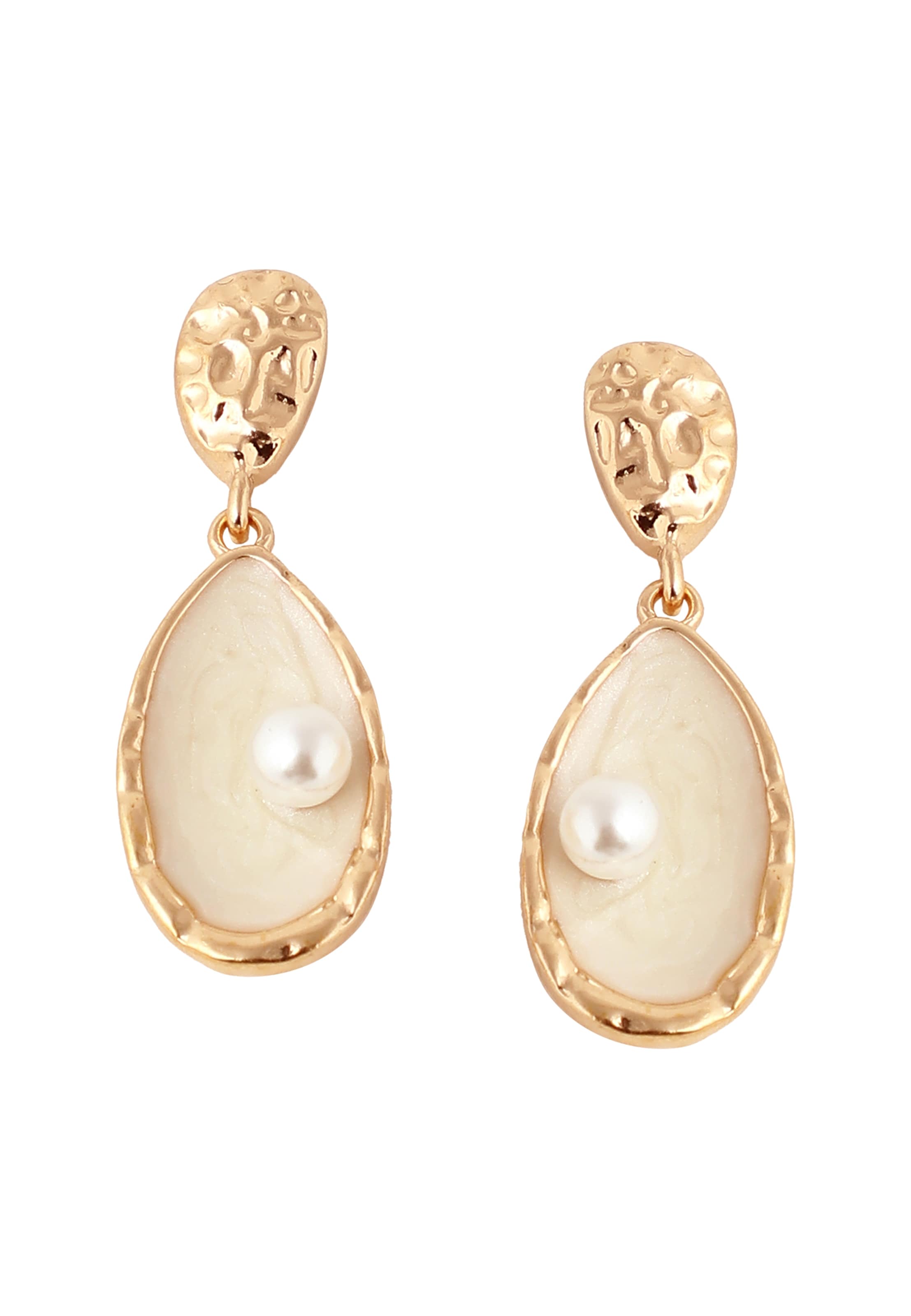 Orecchini 'Lari' di SOHI in oro: frontale