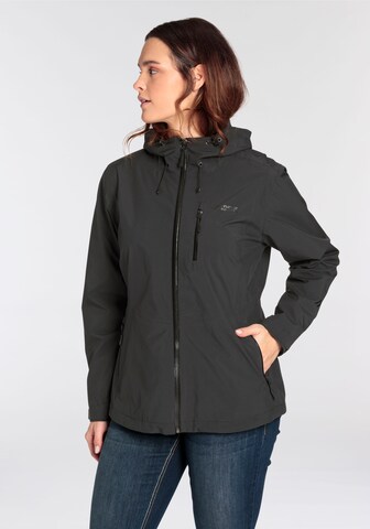 Maier Sports Outdoor Jacket in Black: front