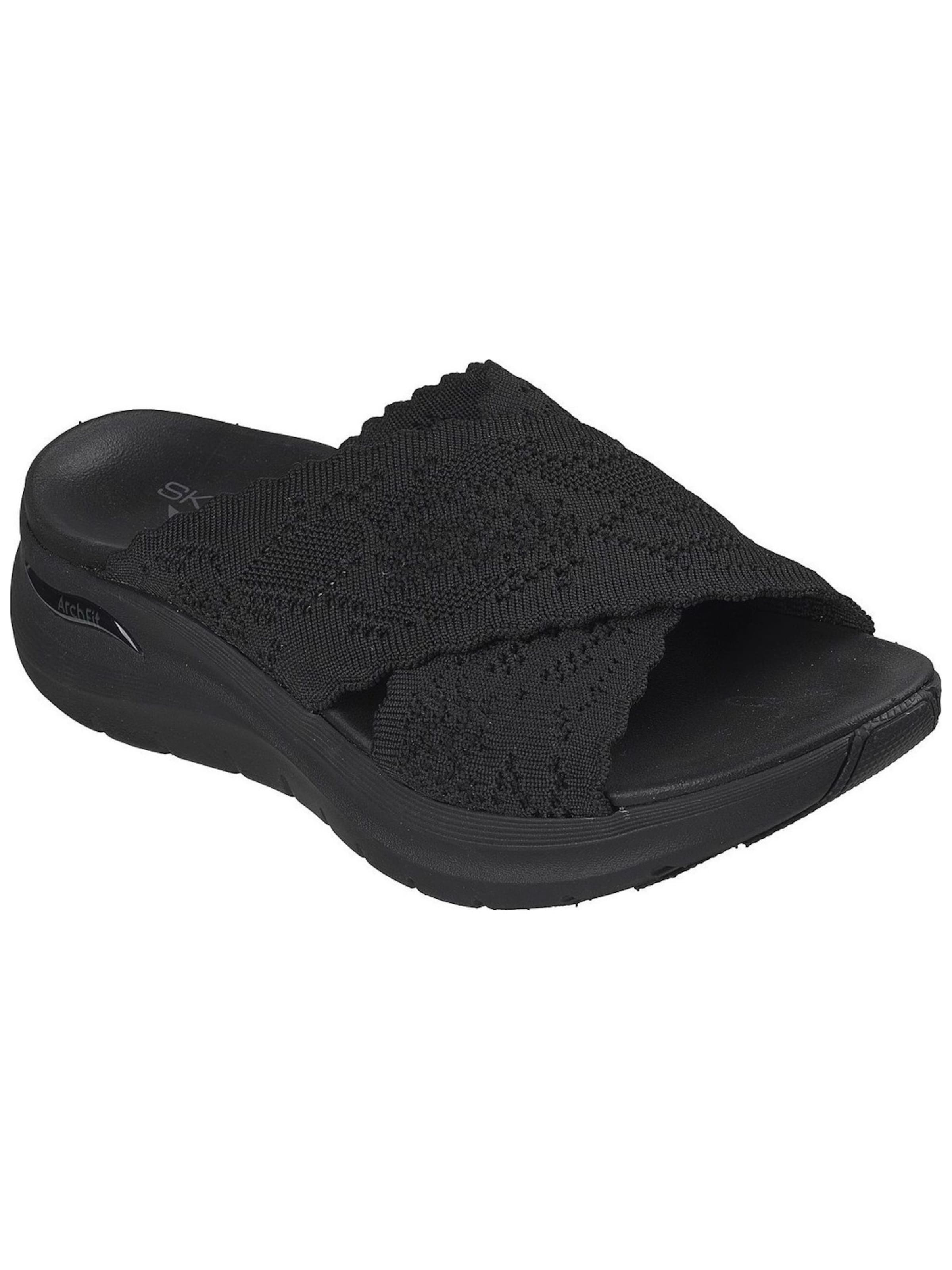 Zoccoletto di SKECHERS in nero: frontale