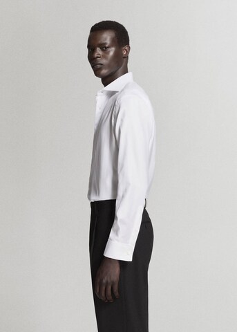 MANGO MAN Slim Fit Hemd 'Bruce' in Weiß