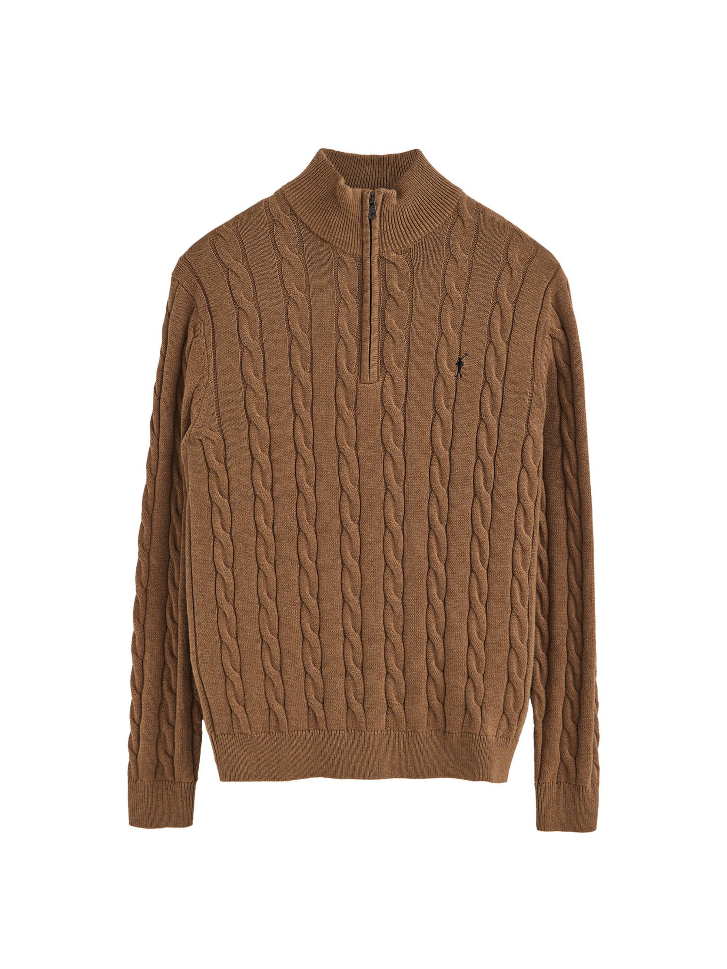 Polo Club Pullover in Braun: Vorderseite