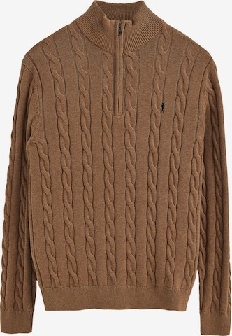 Polo Club Sweater in Brown: front