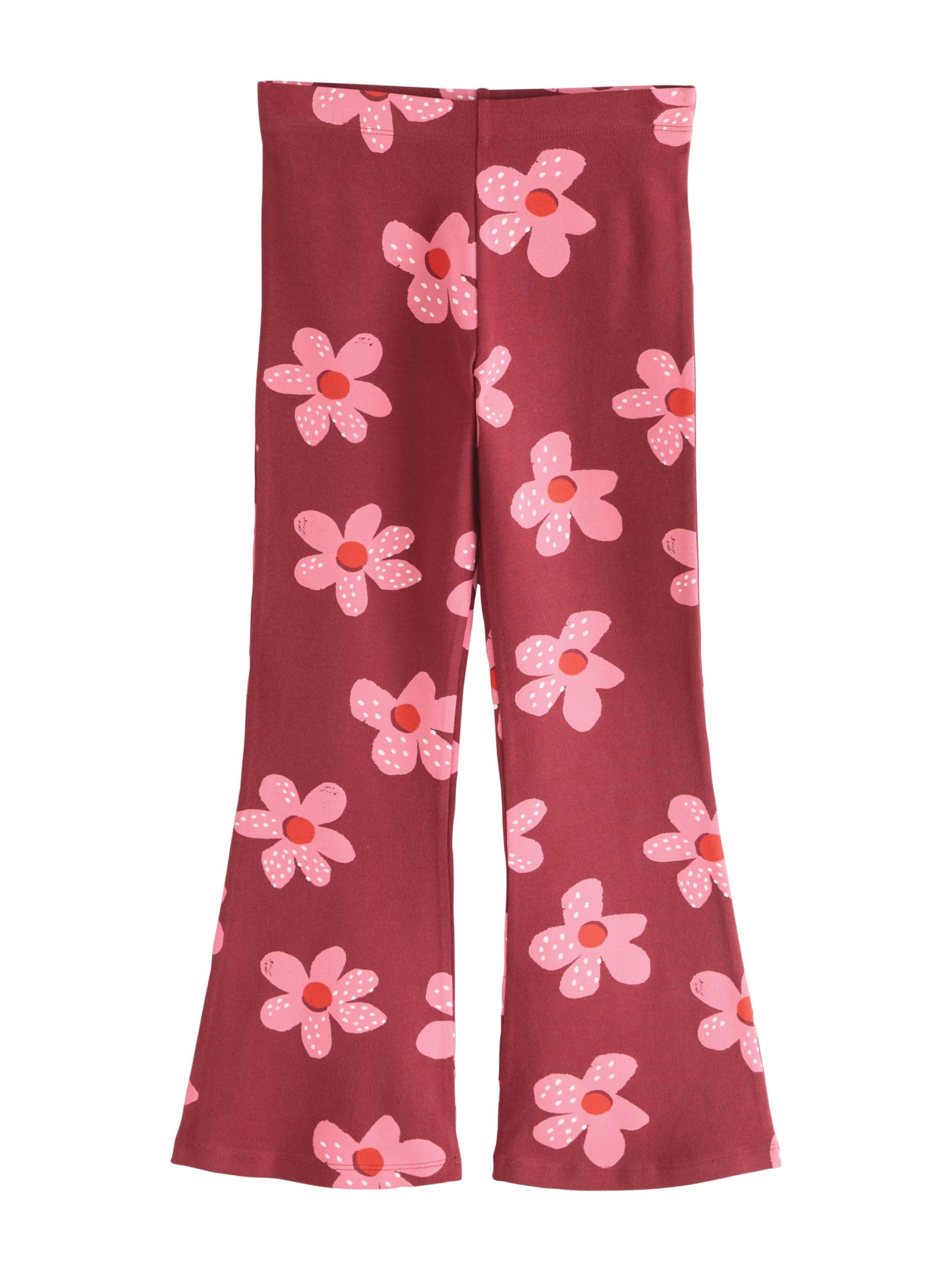 Next Flared Byxa i röd: framsida