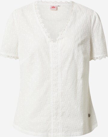 SPIETH & WENSKY Blouse 'Tundra' in Beige: voorkant