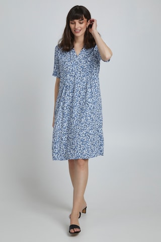 Fransa Summer Dress in Blue