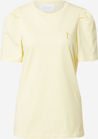T-shirt 'PRIVA' SISTERS POINT en jaune : devant