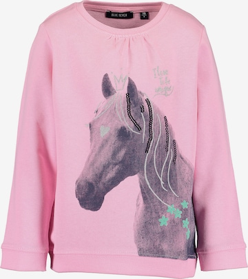 Sweat-shirt BLUE SEVEN en rose : devant