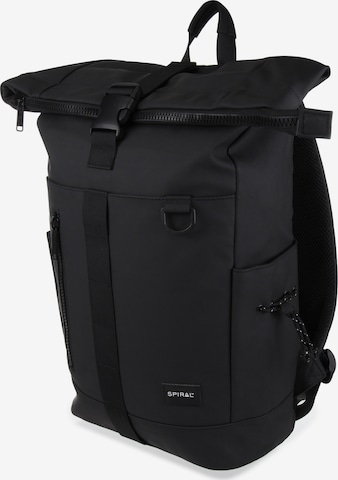 SPIRAL Backpack in Black: front