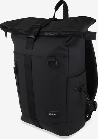 SPIRAL Rucksack in schwarz / weiß, Produktansicht