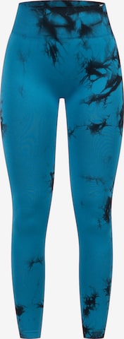 Coupe slim Leggings Smilodox en bleu : devant