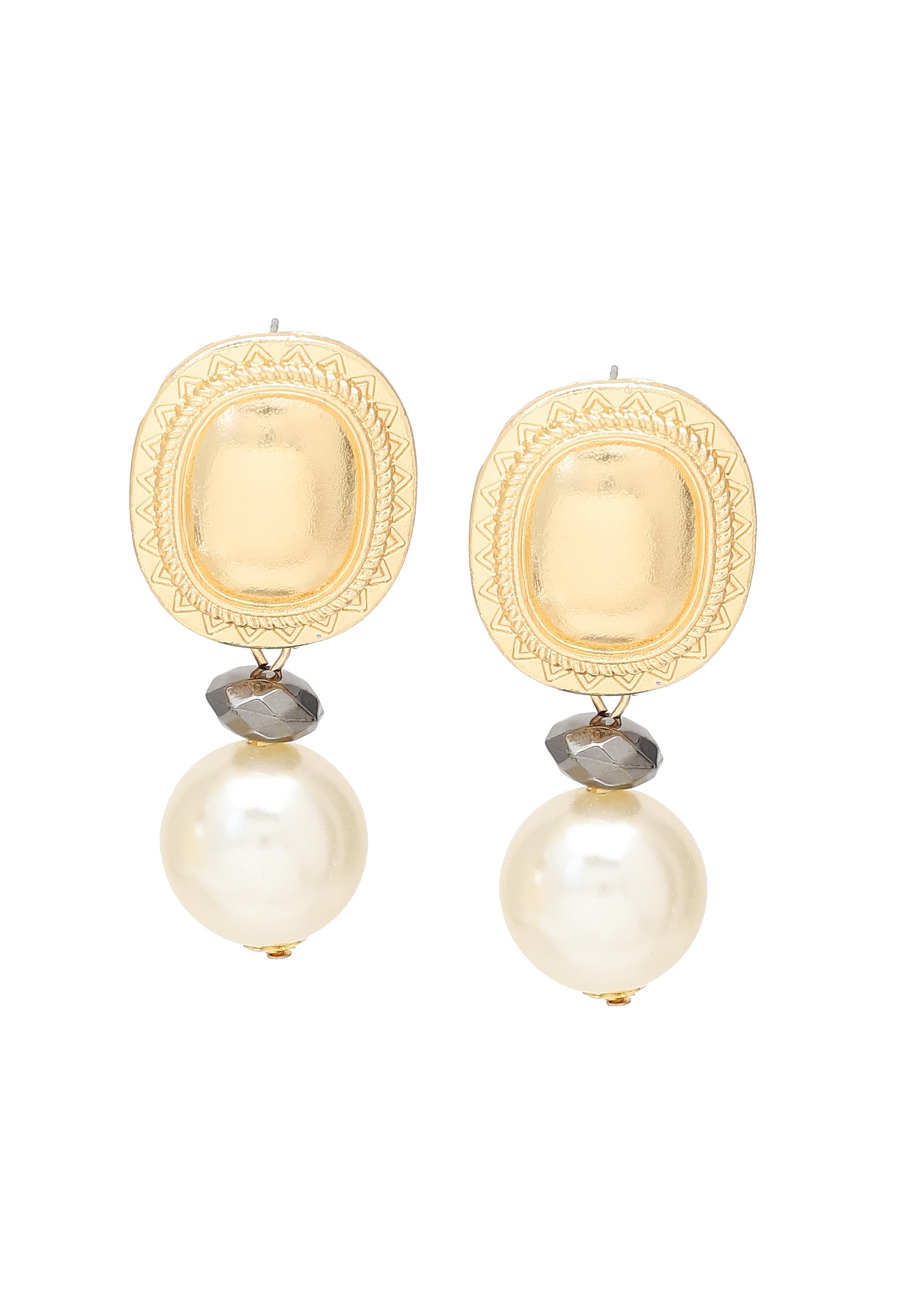 SOHI Uhani 'Farah' | zlata barva: sprednja stran