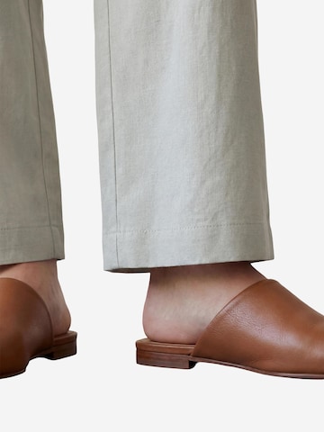 My fashion - Perna larga Calças em verde