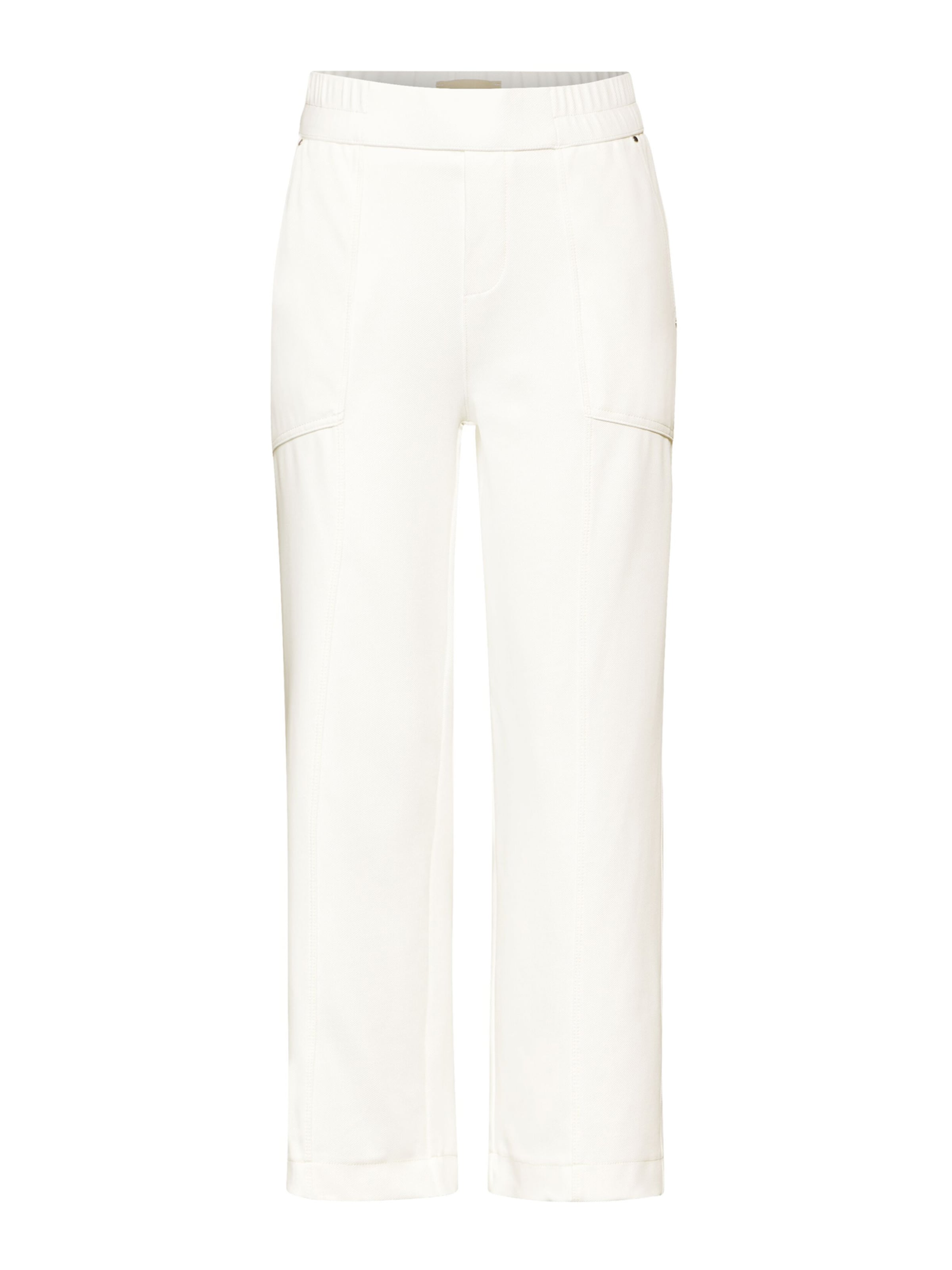 STREET ONE Loosefit Broek in Wit: voorkant