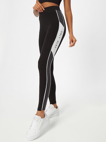 ONLY PLAY Skinny Workout Pants in Black: front